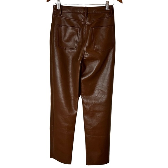 Aritzia The Melina™ Pant- High-waisted Vegan Leather Pants- Size 6 - Picture 4 of 10